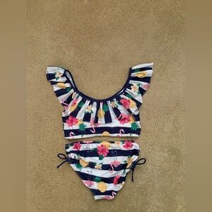 Tommy Bahama Blue and White Bikini with Playful Stripes